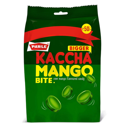 Parle Bigger Kaccha Mango Bite, 198 Grams, Pack of 1