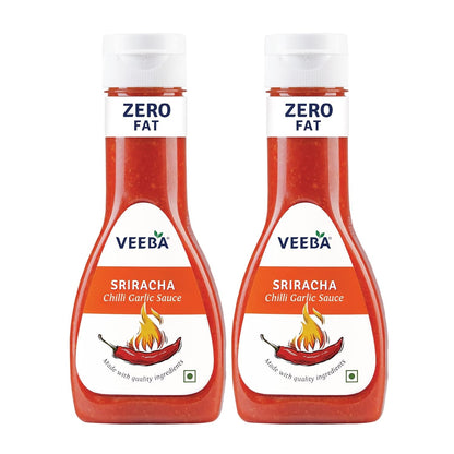 Veeba Sriracha Chilli Garlic Sauce, 320g - Pack of 2