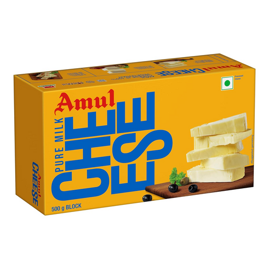 Amul Processed Cheese Block, 500 g Carton Pack