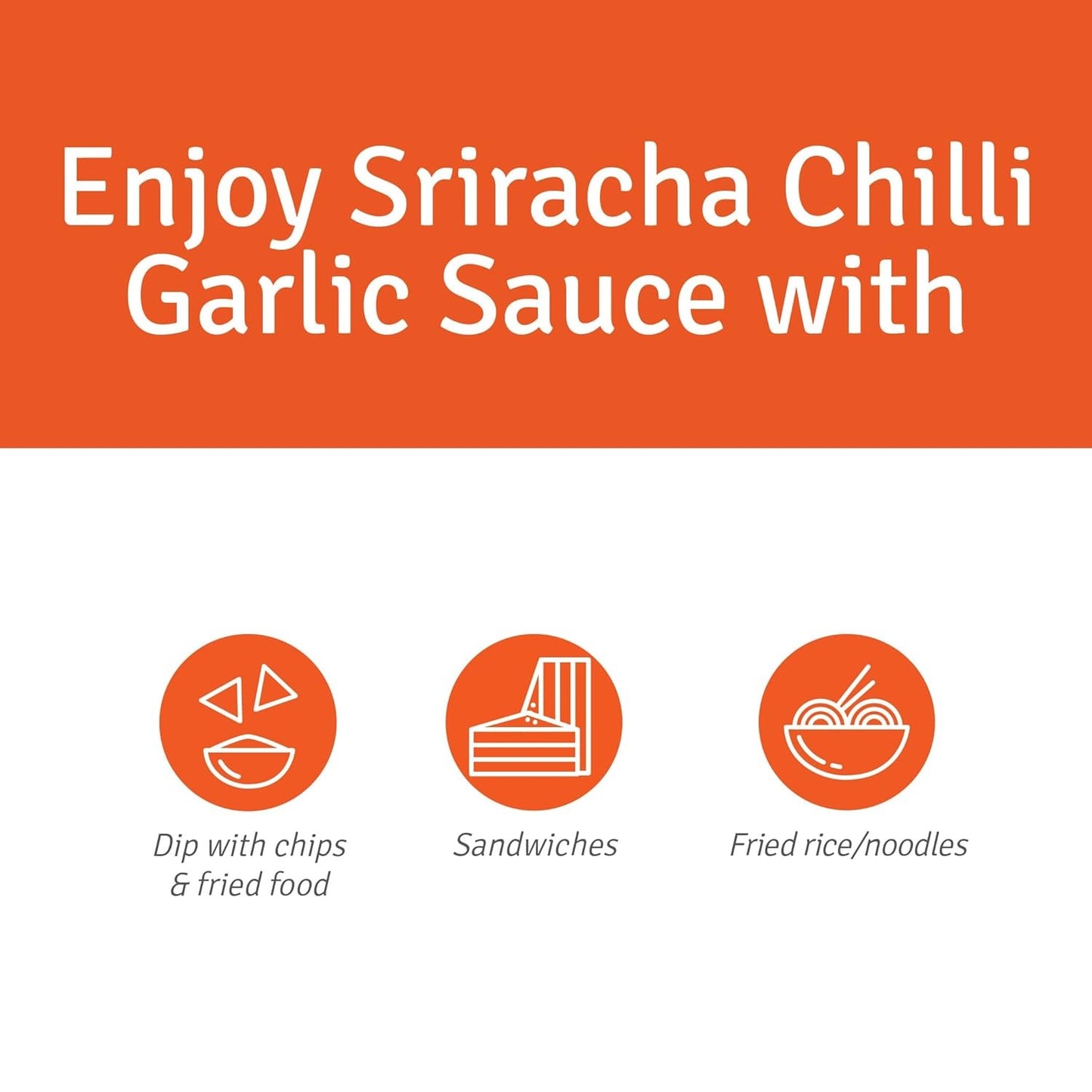 Veeba Sriracha Chilli Garlic Sauce, 320g - Pack of 2