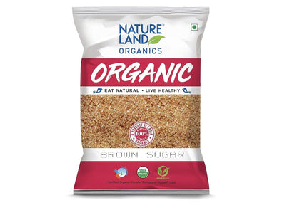 Natureland Organics Brown Sugar 1 Kg - Organic Sugar