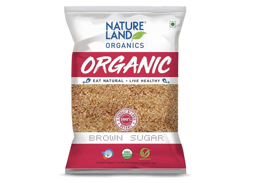 Natureland Organics Brown Sugar 1 Kg - Organic Sugar