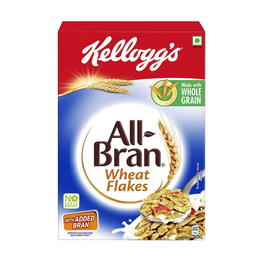 Kellogg’s All Bran Wheat Flakes 440g | Made with Whole Grain, 7 Essential Vitamins and Iron