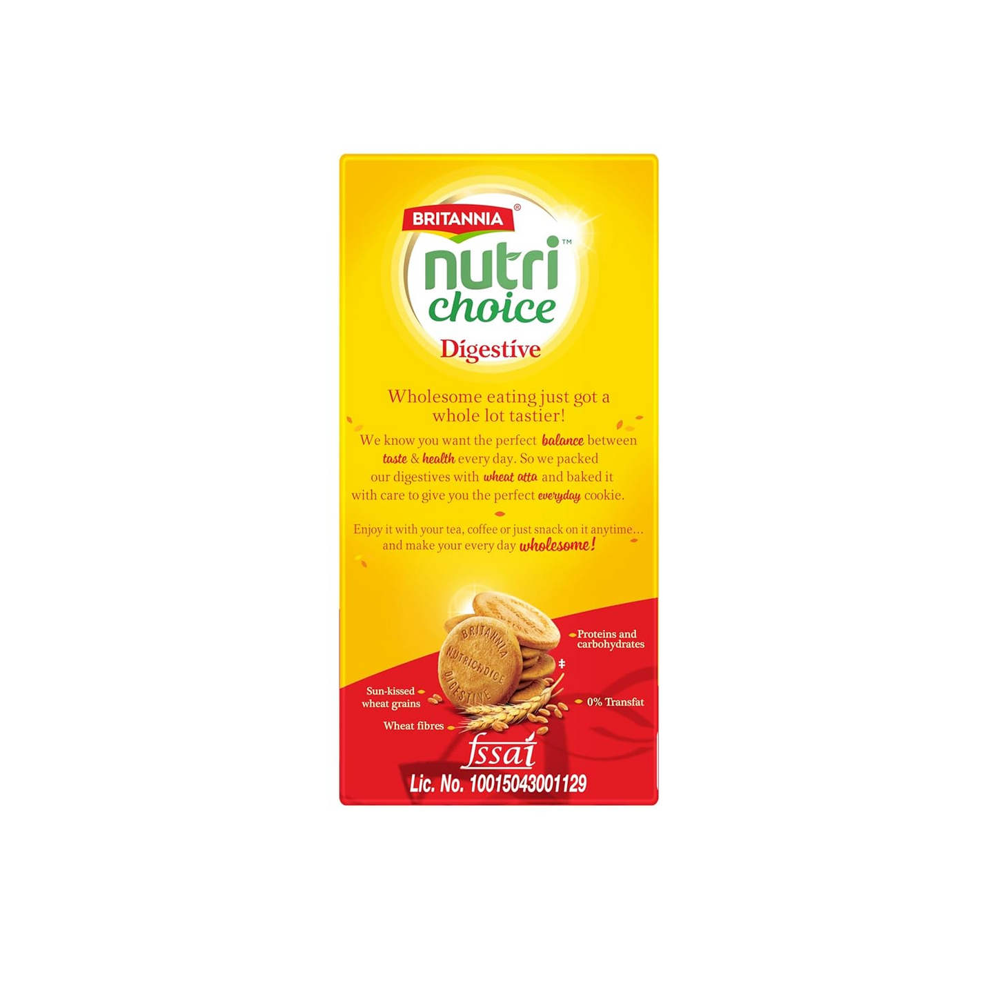 Britannia Nutri Choice Digestive High Fibre Biscuits, 250g