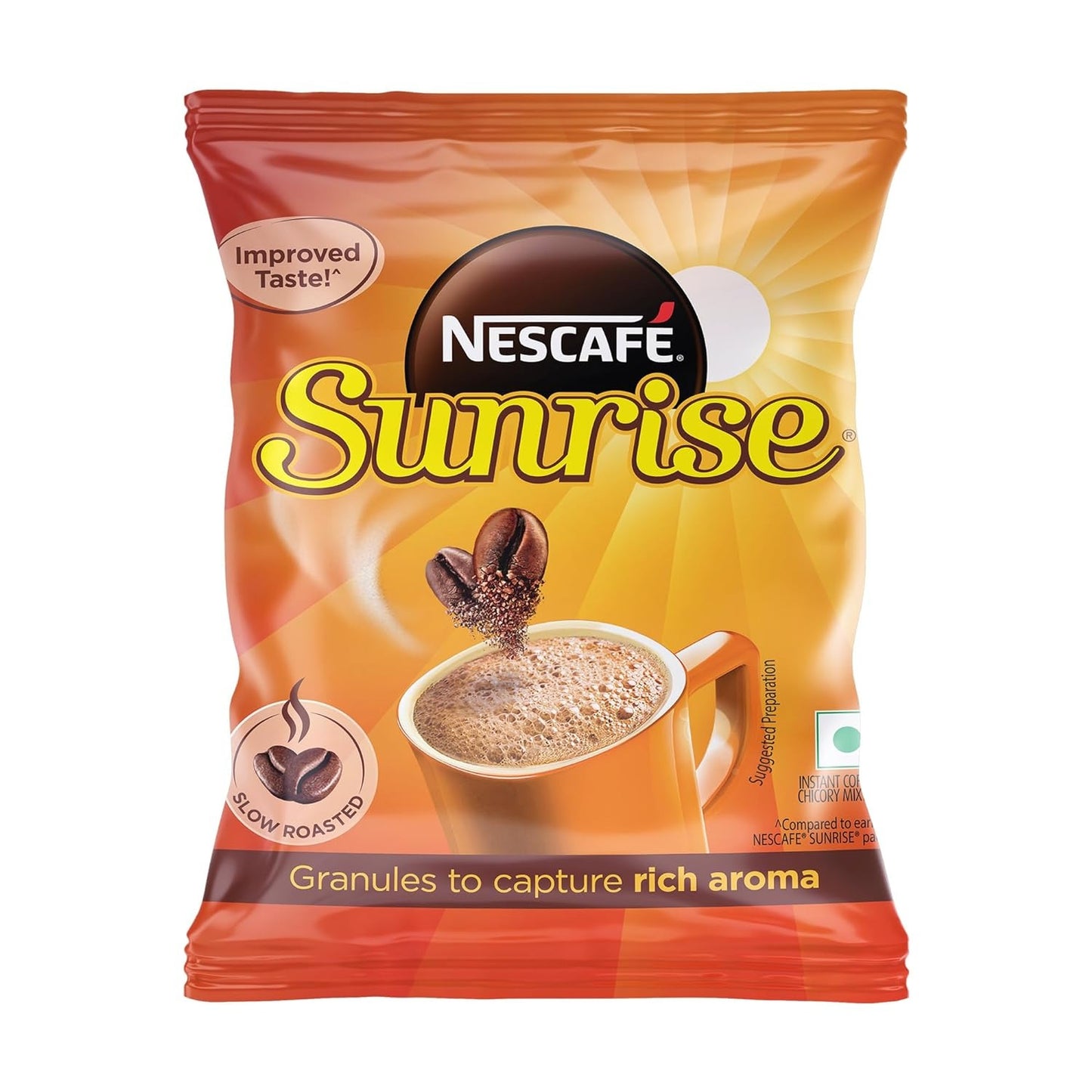 NESCAFE SUNRISE Instant Coffee Powder Stabilo| Coffee-Chicory Mix | Rich Taste & Aroma | 200 g bag