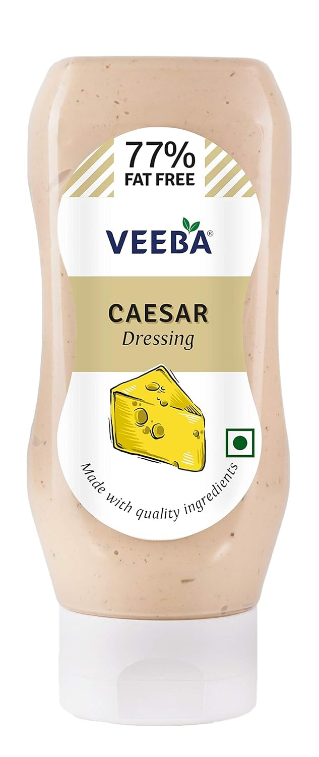 Veeba Salad Dressings Caesar 77% Fat Free, 300g and Veeba Chipotle Southwest Salad Dressing, 300g