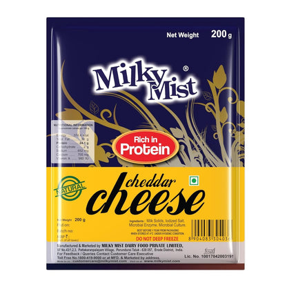 Milky Mist Cheese Cheddar, 200 g