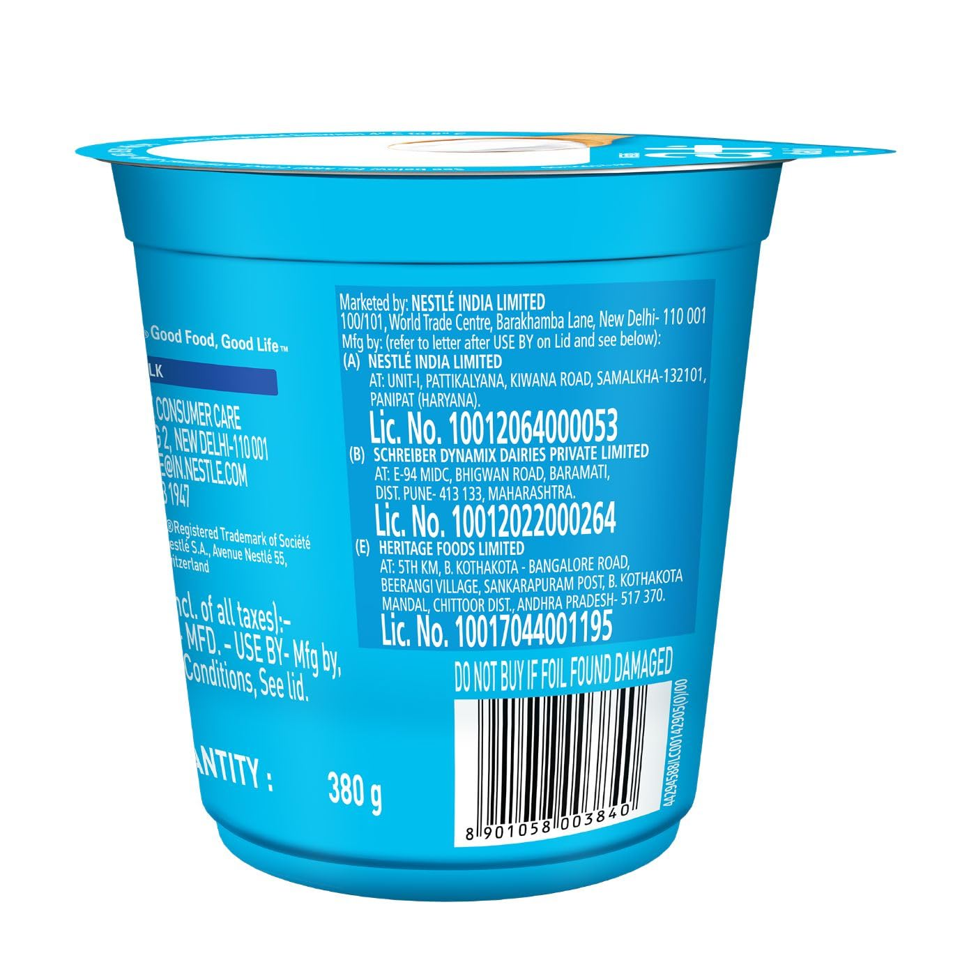 Nestle a+ Dahi, 380 g