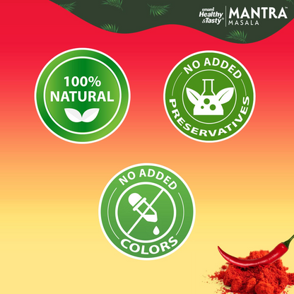 Mantra Mirch (Red Chilli) Powder (100g) |100% Natual |No Added Colour and Preservatives