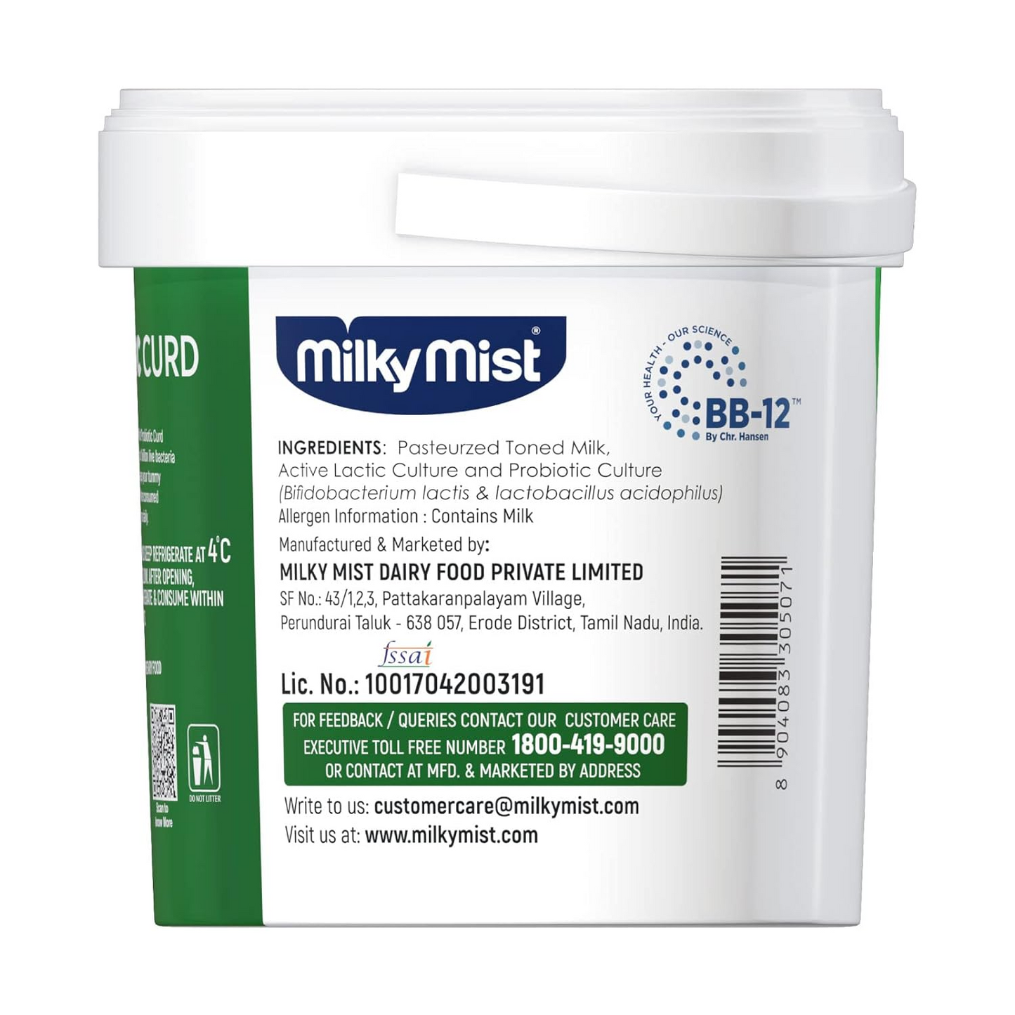 Milky Mist Pro Biotic Curd, 1 Kg