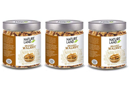 Natureland Organics Walnuts (Akhrot) 150 Gm - Without Shell