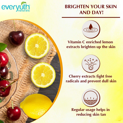 Everyuth Brightening Lemon Cherry Face Wash 150 gm (Pack of 2)