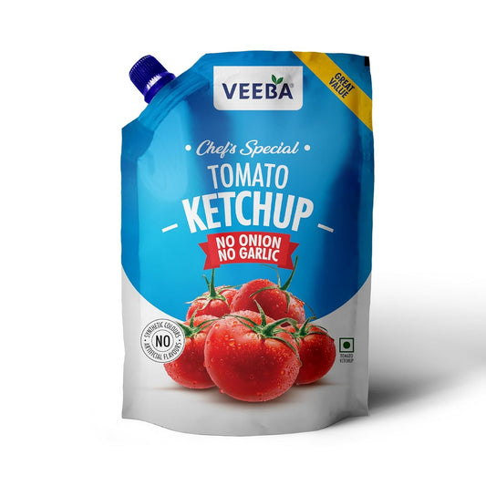 Veeba Tomato Ketchup Chef’s Special (900g) | Super Saver Offer Pack | Non-GMO | Quality Tomato Ketchup