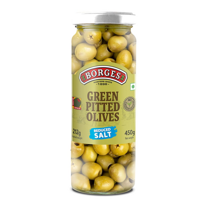 Borges Green Pitted Olives, 450g