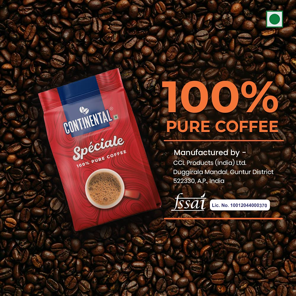 Continental Coffee Special Pure Instant Coffee Granules 200g Pouch | 100% Pure Coffee Powder