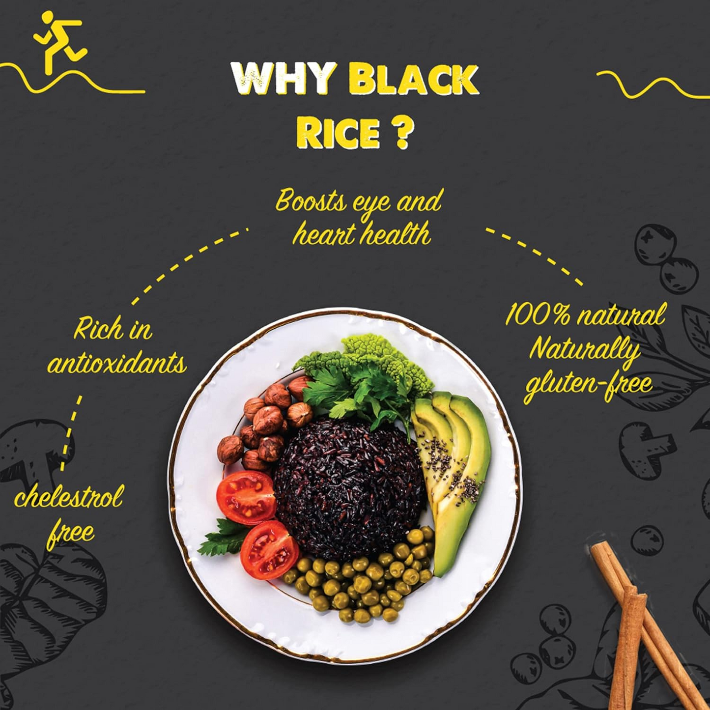 India Gate Black Rice Immuno Special 500 gms