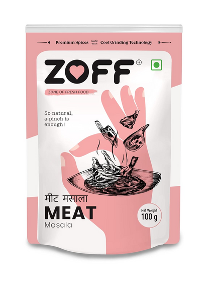 Zoff Masala Trio: Chicken, Meat and Garam Masala Powder | Pack of 3* Each 100g | Premium Zip Lock Pouch | Net weight - 300g