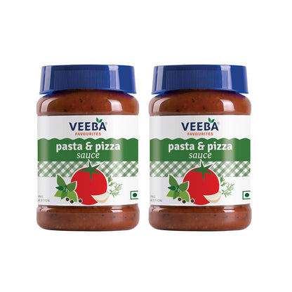 Veeba Pasta & Pizza Sauce - Herby Tomato (525g)  I Red Pasta Sauce I Pasta Sauce I 100% Vegetarian