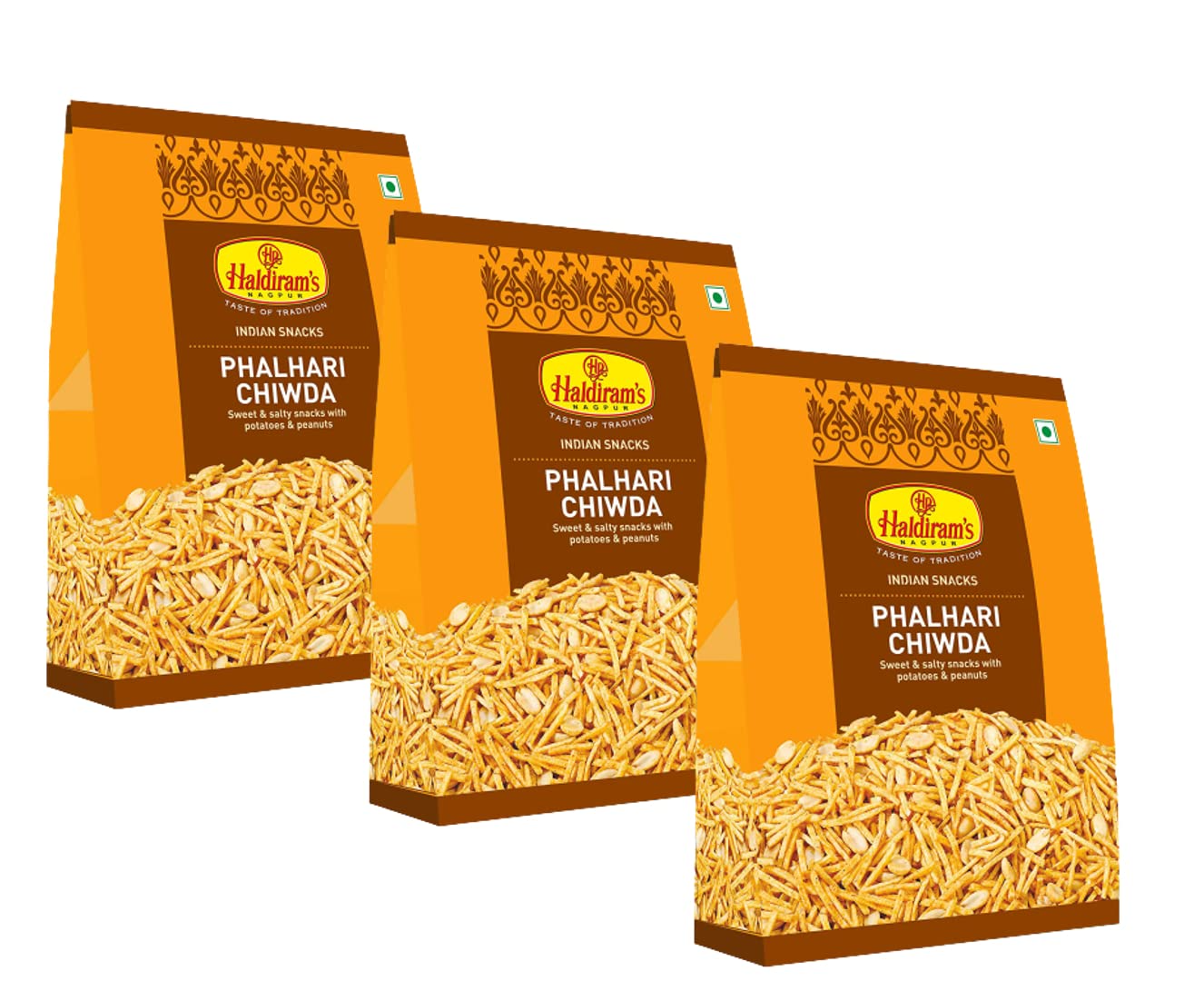 Haldiram's Nagpur Phalhari Chiwda (Pack of 3-200 gm Each)