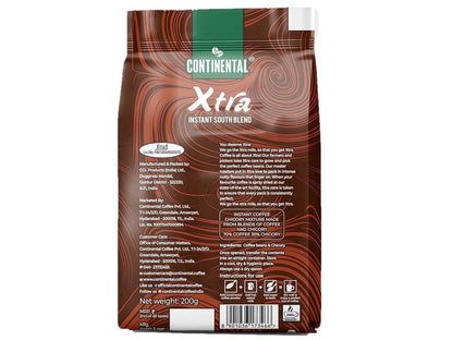 Continental Coffee Xtra Instant Coffee Powder 200gm Pouch Bag