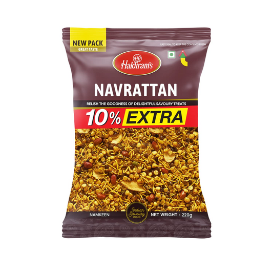 Haldiram's Namkeen - Navrattan, 200g + 20g