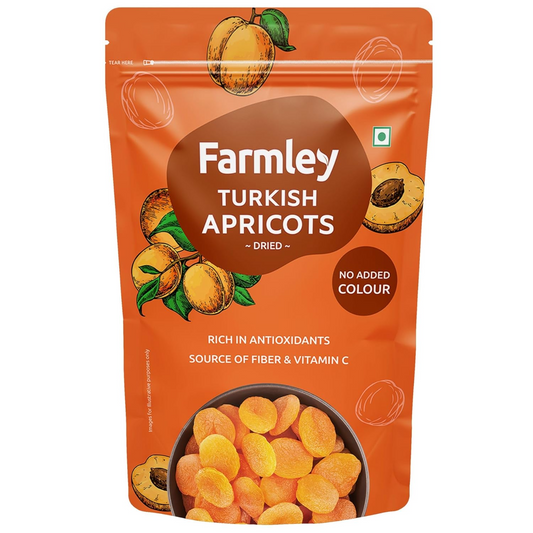 Farmley Exotics Apricots Dry Fruits | 200g