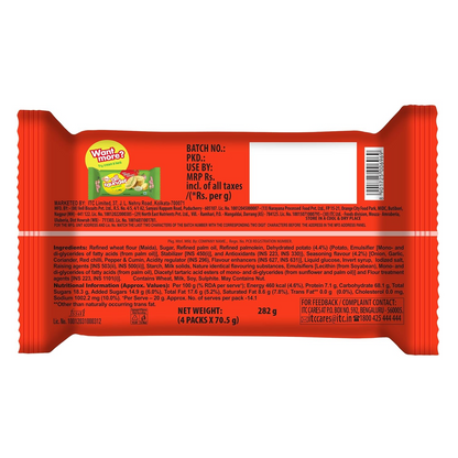 Sunfeast All Rounder, Thin, Light & Crunchy Potato Biscuit with Chatpata Masala Flavour, 282g
