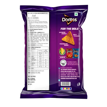 Doritos Nacho Chips 153g, Sweet Chilli Flavour, Crunchy Crispy Chips & Snacks, Party Bag