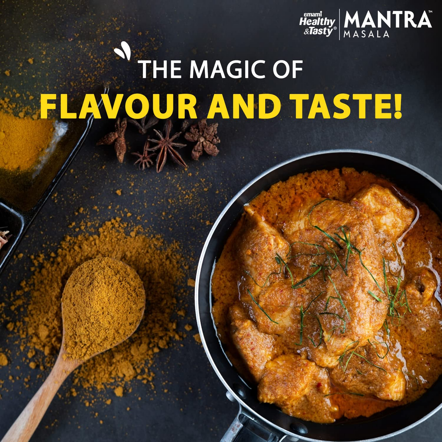 Mantra Special Chicken Masala (100g) | Ground Using Cryo Grinding Technology | Retains Maximum Essential Oils | No Added Colour and Preservatives