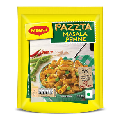 MAGGI Pazzta Masala Penne Pasta, Delicious Italian Style Instant Pasta, Made with 100% Suji & Quality Ingredients, 69.5g