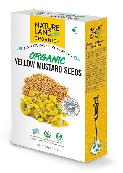 Natureland Organics Mustard Yellow 150 Gm