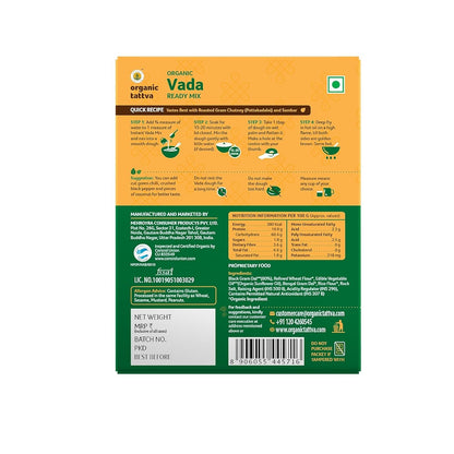 Organic Tattva, Instant Ready to Eat Vada Mix- 200 Gram