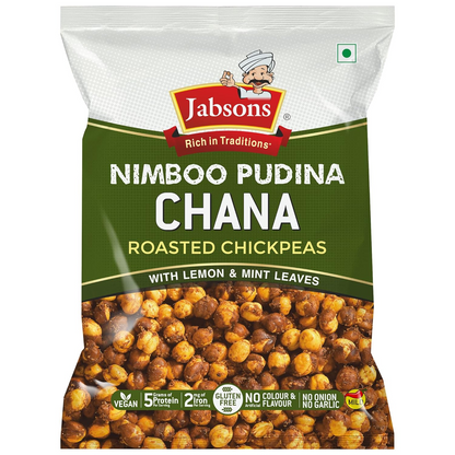 Jabsons Roasted Chana Nimboo Pudina 150g (Pack of 6)