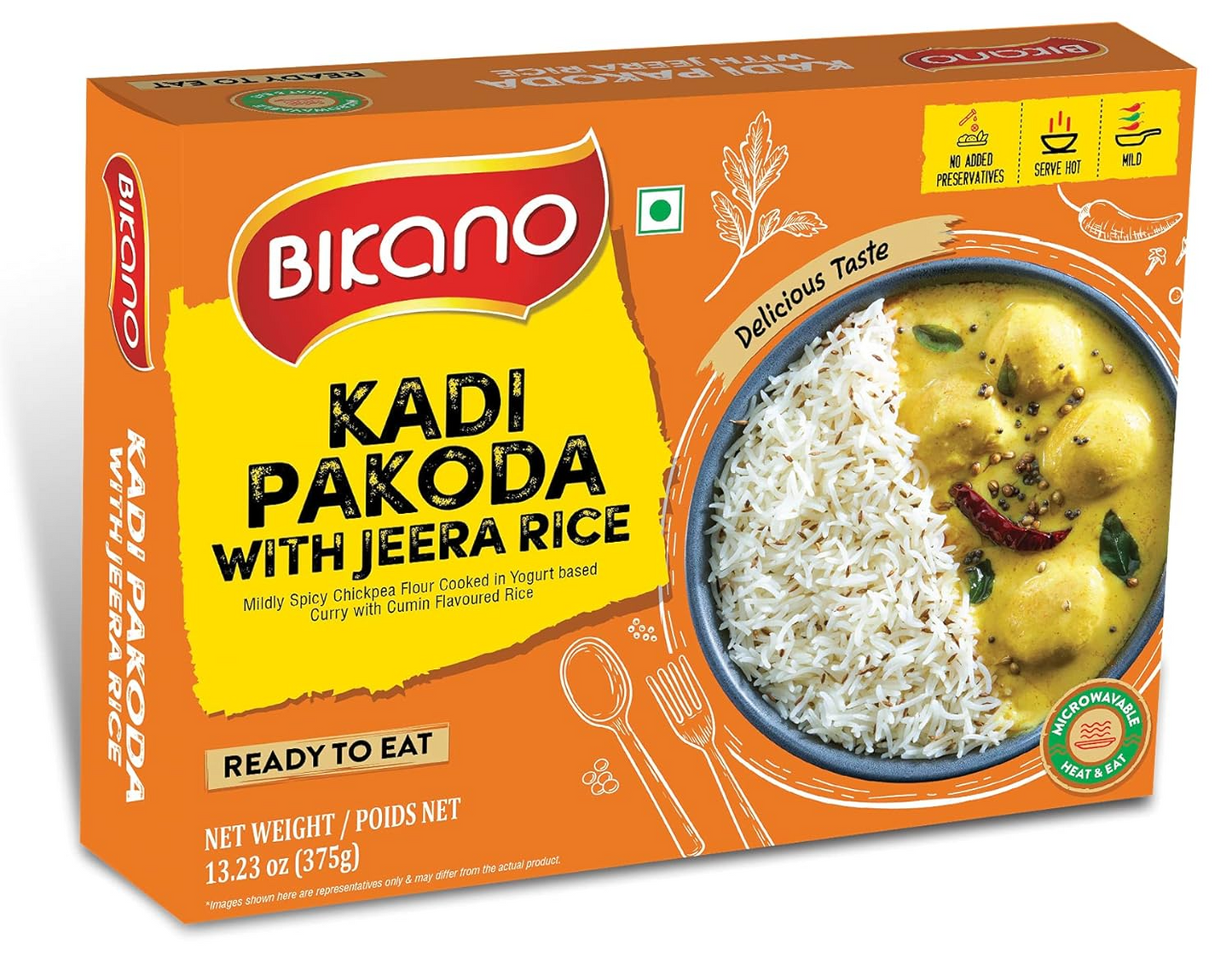 Bikano Kadi Pakoda with Jeera Rice 375g