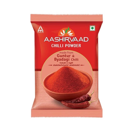 Aashirvaad Chilli Powder with Guntur & Bydagi Chilli 100g