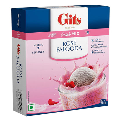 Gits Falooda Mix, Rose, 200g