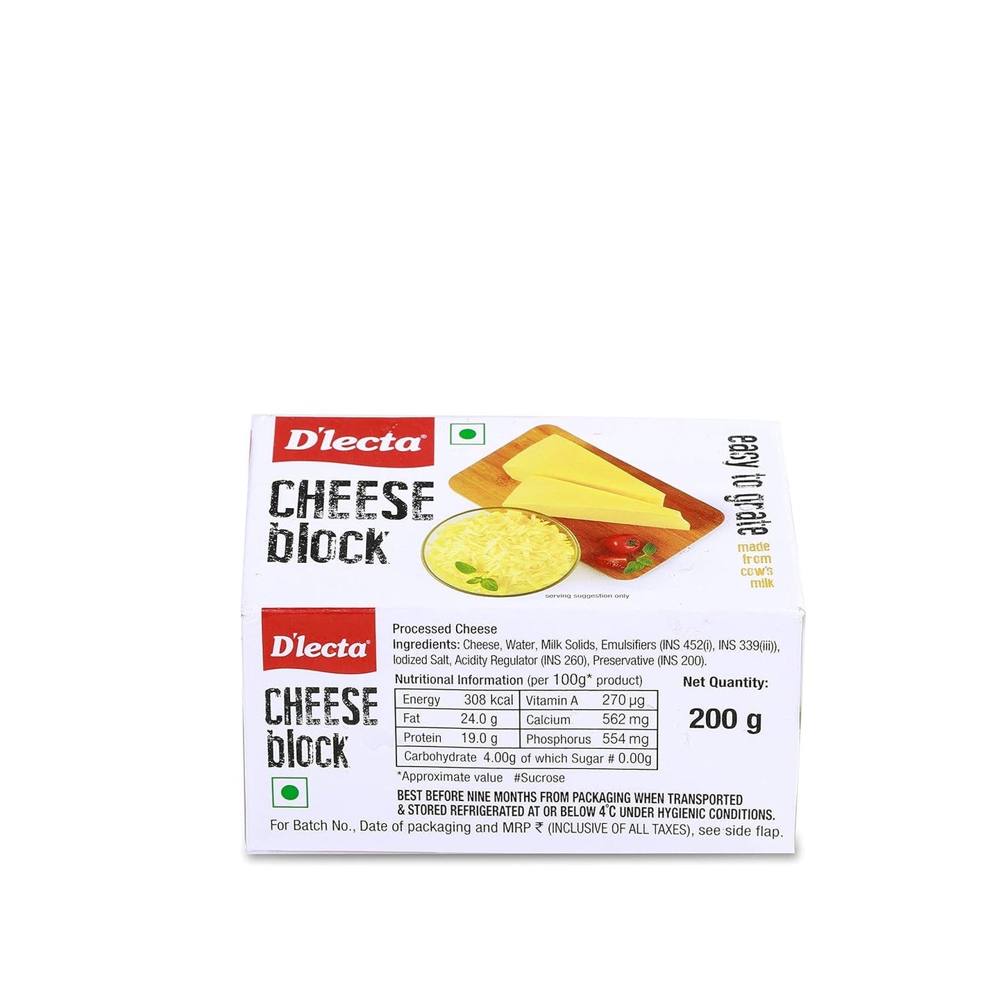 Dlecta Cheese Block (200 g)