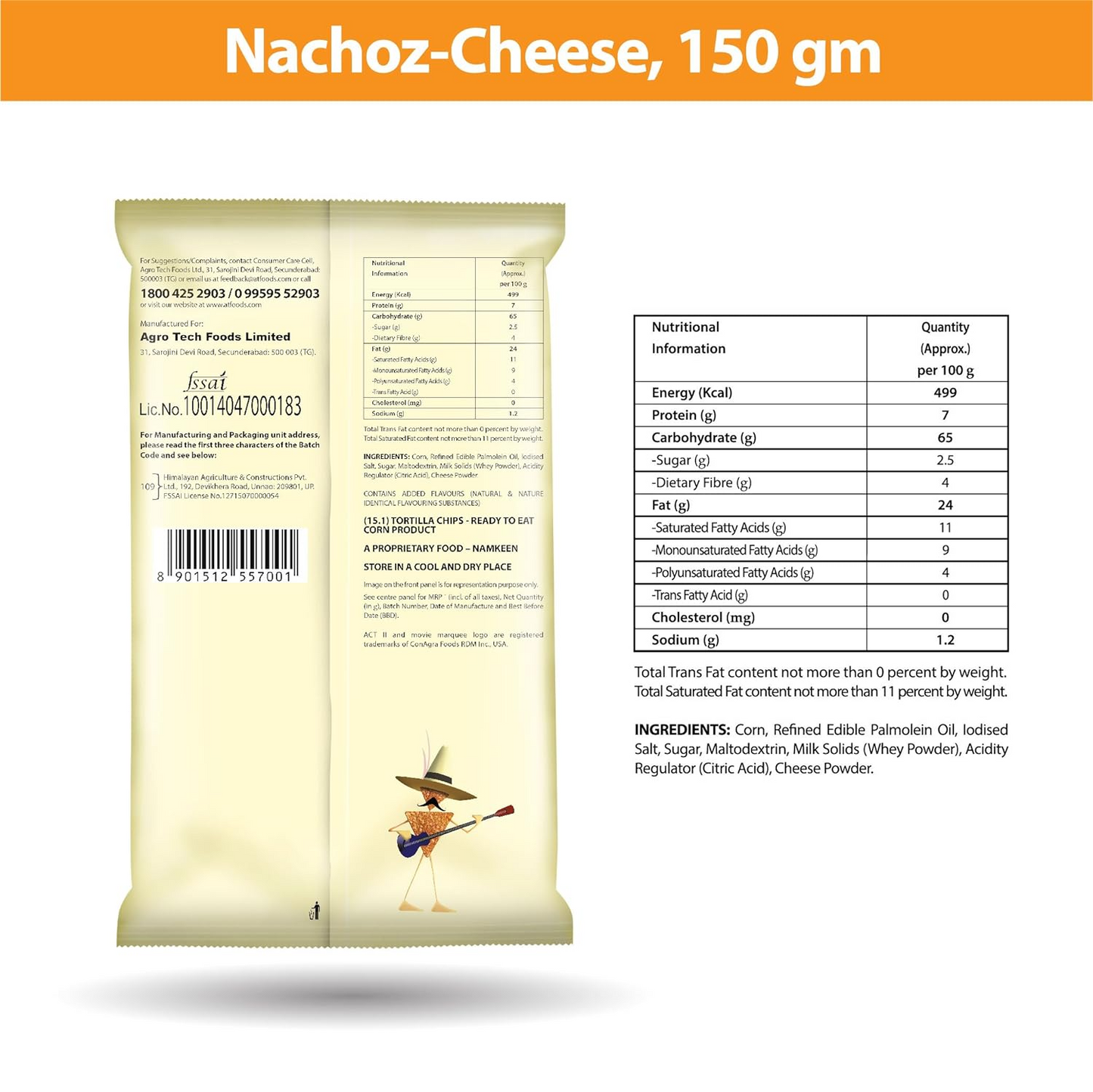 Act IICheese  Nachoz, 150g