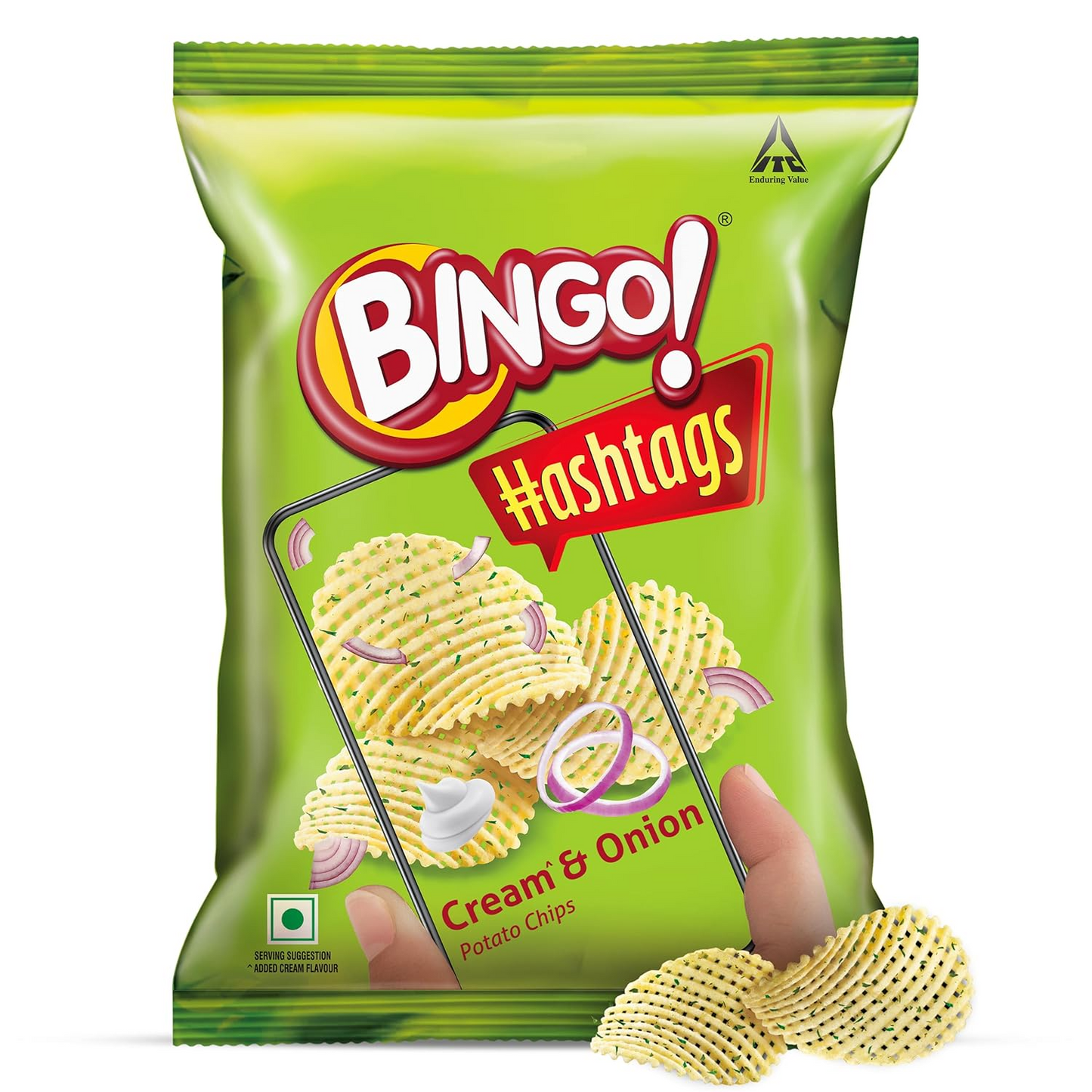 Bingo! Hashtags Spicy Masala Potato Chips, 58g