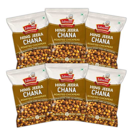 Jabsons Roasted Chana Hing Jeera 150g (Pack of 6)