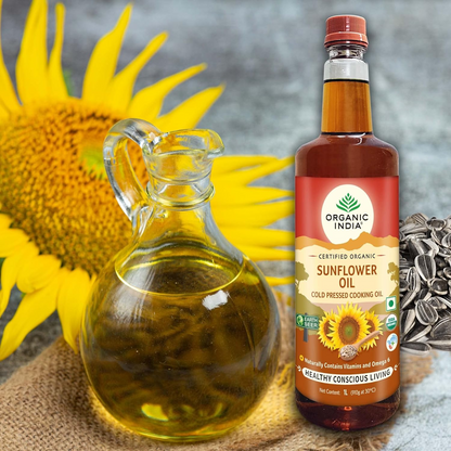 ORGANIC INDIA ORGANIC Sunflower Oil 1 Litre