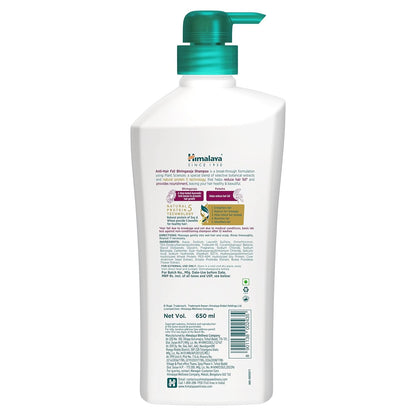 Himalaya Anti-Hair Fall Bhringaraja Shampoo, Reduces Hair Fall, Makes Hair Healthy, With Bhringaraja & Palasha,for men and women, 650ml