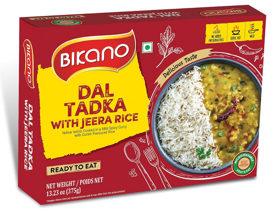 Bikano Dal Tadka with Jeera Rice 375G