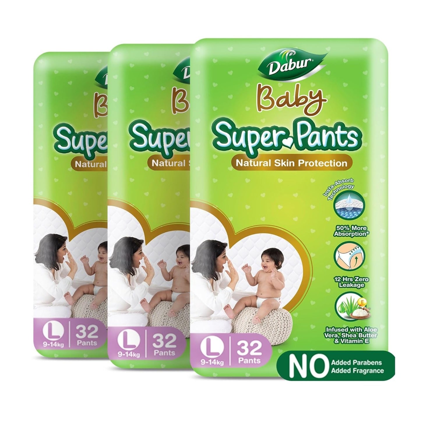 Dabur Baby Super Pants - L - Large 32 | 9-14 kg