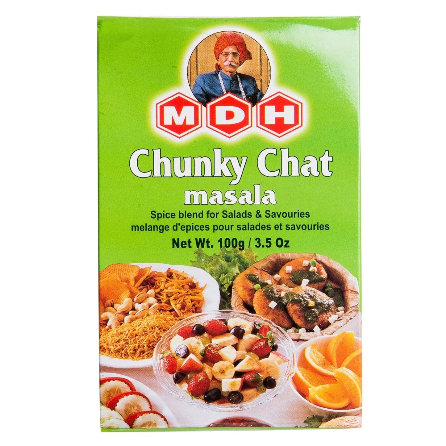 MDH Chunky Chat Masala Powder, Vegetable Masala, 100G/115G