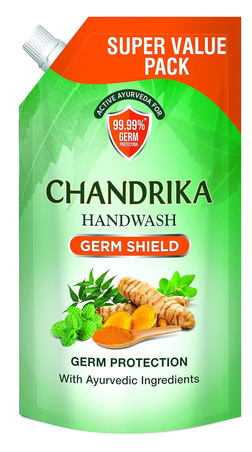 Chandrika Germ Shield Handwash 700ml Pouch (Pack of 2)