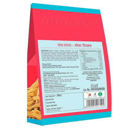 Haldiram's Nagpur SOYA Sticks (Pack of 4 x 200 g)