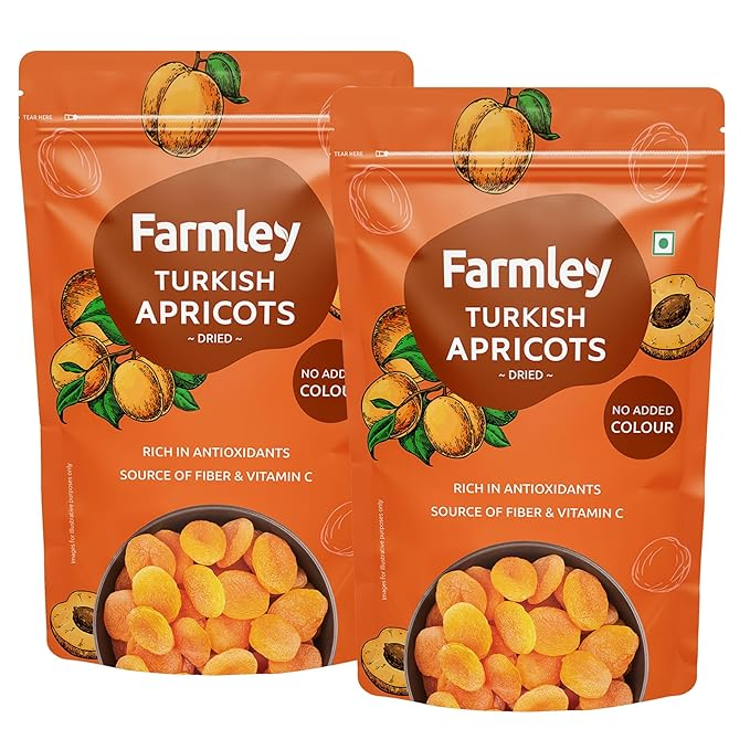 Farmley Exotics Apricots Dry Fruits | 200g