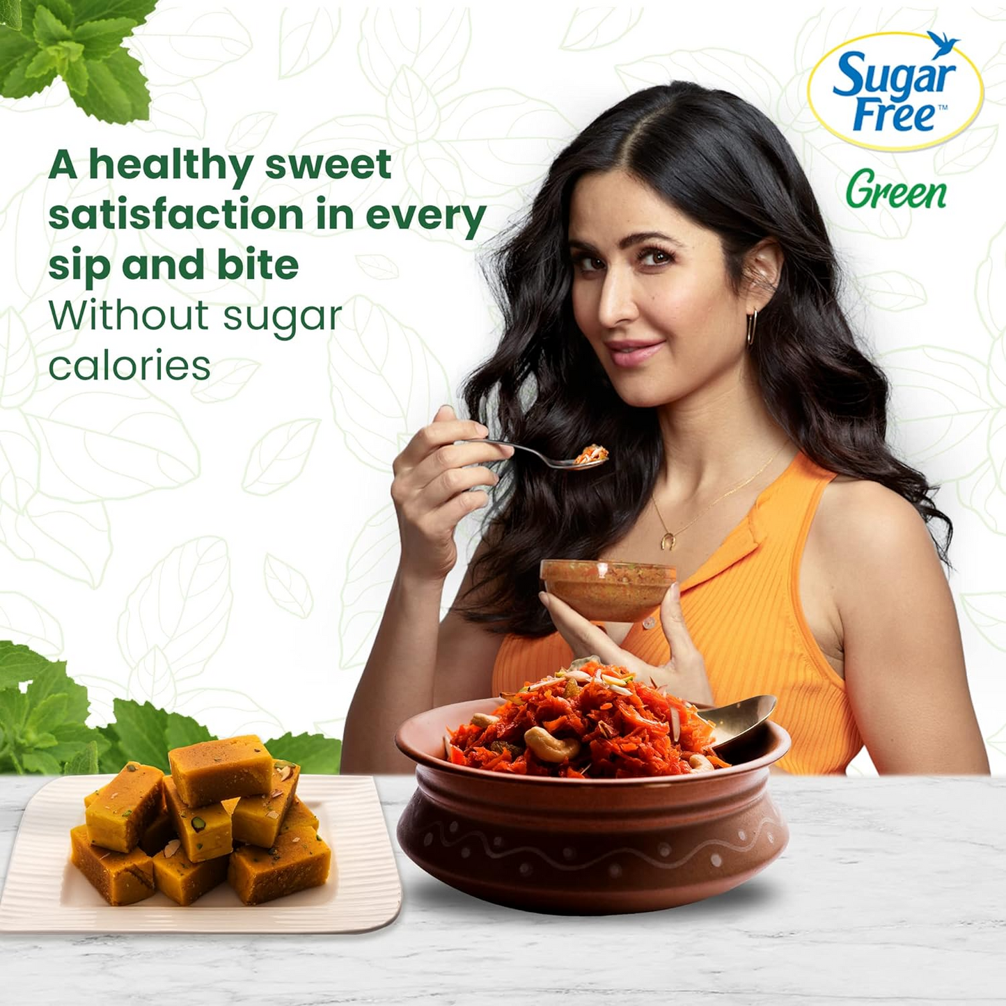 Sugar Free Green Stevia, 300 Pellets  | 100% Natural Meethi Tulsi (Stevia) leaves| Sweet like Sugar but with zero calories | 30g