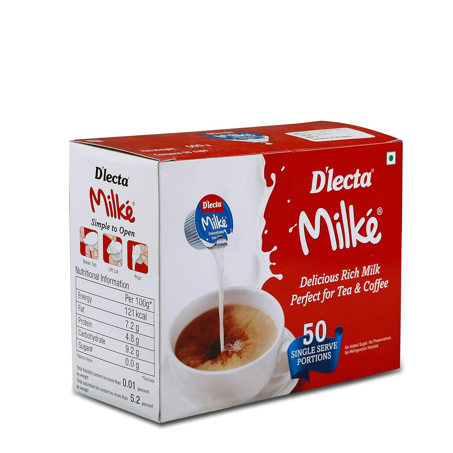 Dlecta Milke 10ml pack of 50